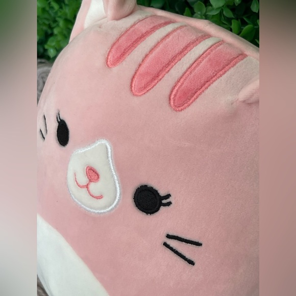 NWT 8” Laura the Pink Tabby Cat Squishmallow - Picture 4 of 6